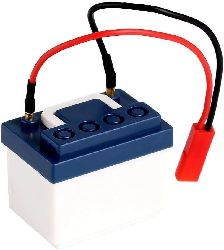 Ready to Roll RC Car Battery Box - Cool Blue & White Design!